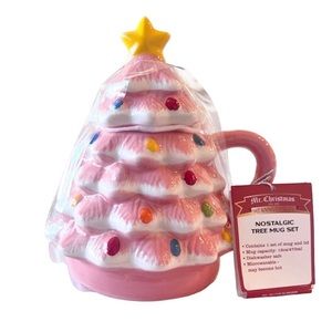 🎄 PINK Christmas Tree with Lid 90th Anniversary Special NWT